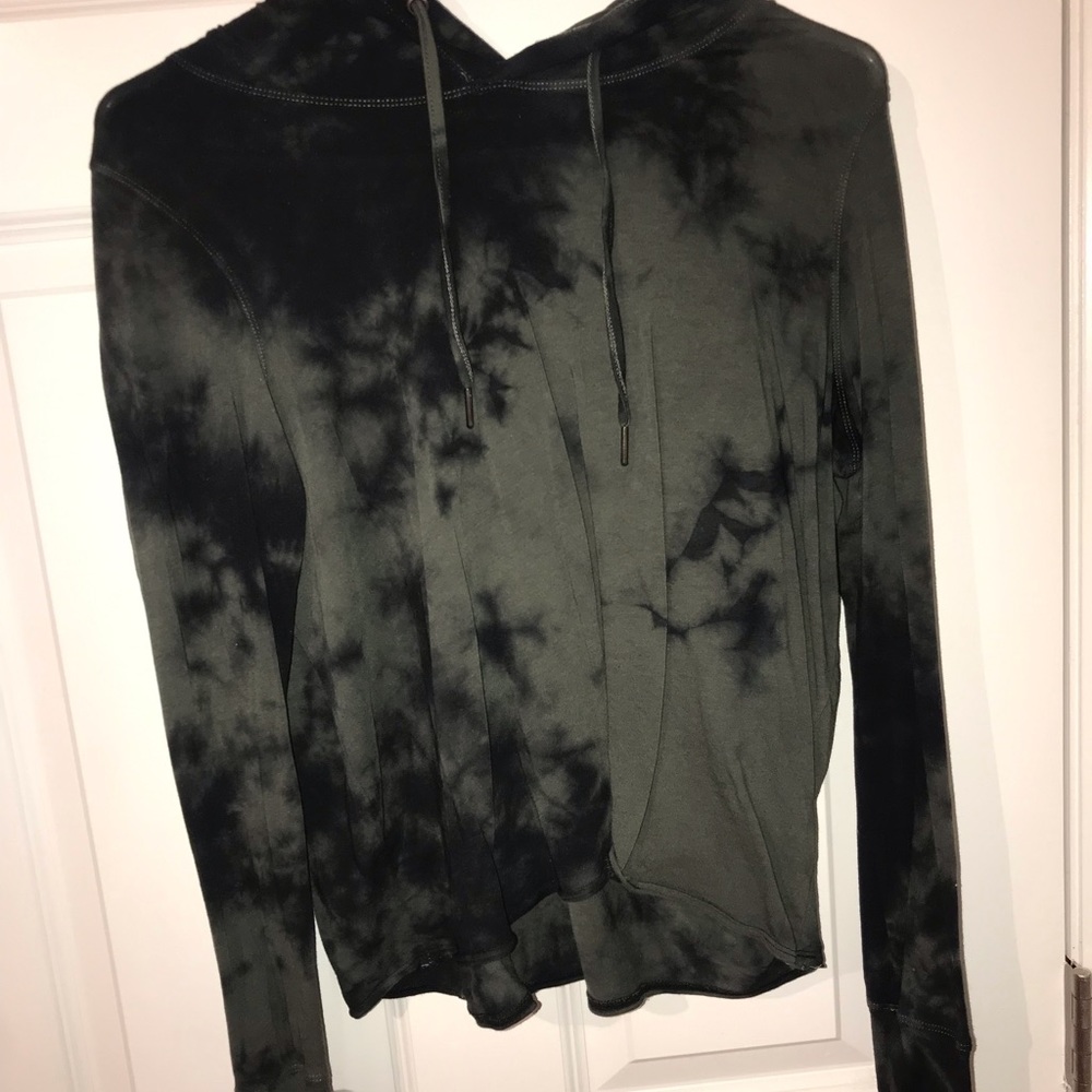 Green Tie Dye Hoodie